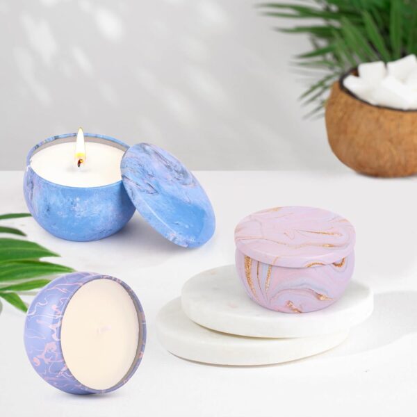 9Packs Soy Candles for Home Scented, 180H Burning Aromatherapy Candles, 2.5oz Natural Soy Wax Candle Gift Set, Ideal Gifts for Valentines Day Christmas Birthday
