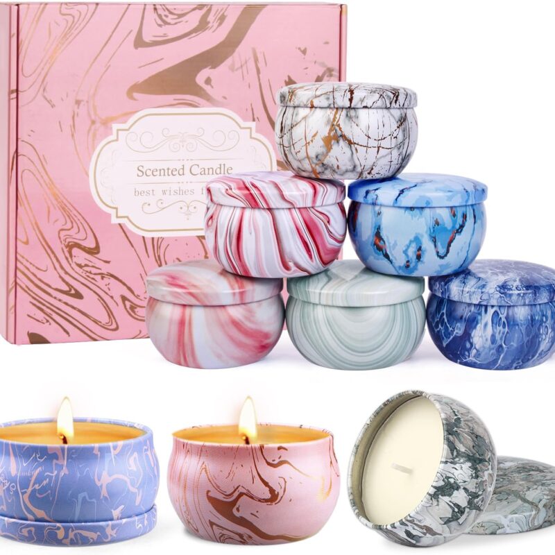 9-Pack Natural Aromatherapy Candles for Home Scented, Long Burning Candles Gifts for Stocking Stuffers, Party Favor, Mothers Day, Birthday, Valentines Day