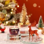 Christmas Scented Candles Gifts Set for Women, 4 Pack Aromatherapy Candle for Home Scented,Small Candles Gift Set,Stocking Stuffers for Coworker Friends Teacher Adults Birthday Party