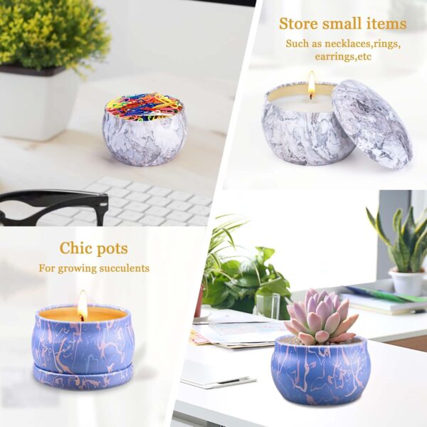 Scented Candles Gifts for Women, 4 Pack Aromatherapy Candles Gift Set, Soy Wax Candle Set, Small Gift Set Scented Candles Set for Mother's Day, Christmas, Birthday, Valentine's Day, Bathroom, Yoga