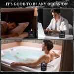 Scented Candles for Men, Scented Candles Set Soy Candles for Home Him,4 Pack Mens Candles Gifts for Men Scents of Leather/Oak/Lavender Wood/Smoke Vanilla