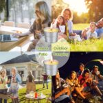 8 Pack Natural Soy Wax Scented Candles, 120h Burn Time Bucket Candles Summer Gifts for Patio Yard Home Balcony Garden Camping BBQ