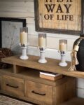 Flameless Candles, LED Candles with Remote Control and Timer, Indestructible 3D Wick Acrylic Battery-Powered Pillar Candles for Romantic Ambiance and Home Décor, Set of 3 (Ivory)