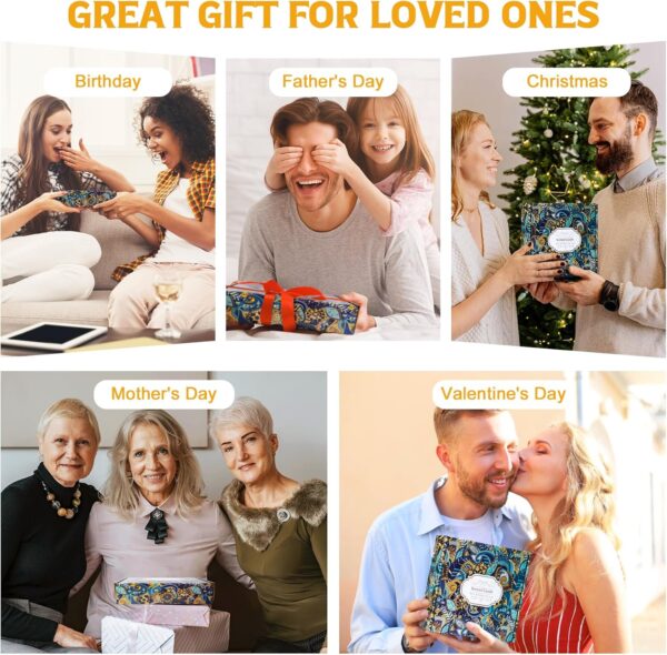 Scented Candles Gift Set for Women, 4 Packs Natural Fragrance Aromatherapy Candles for Home Scented, Long Burning Candles Gifts for Mothers Day, Thanksgiving Day, Birthday, Valentine's Day